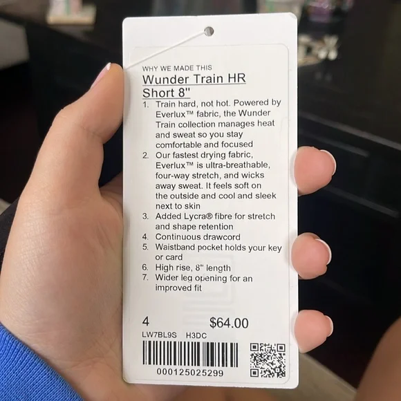 NWT Lululemon Wunder Train HR - Picture 4 of 4